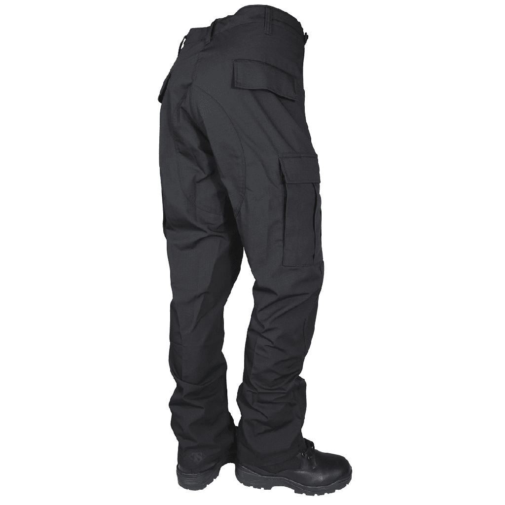 TruSpec Classi BDU Cotton Poly Rip Stop Black back