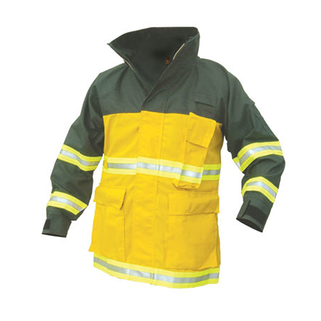 CrewBoss™ Fire Rescue Coat (Nomex) Spruce / (Nomex) Yellow